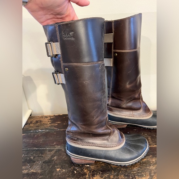 Sorel Slimpack Leather Riding Boot 8.5 - Picture 5 of 16